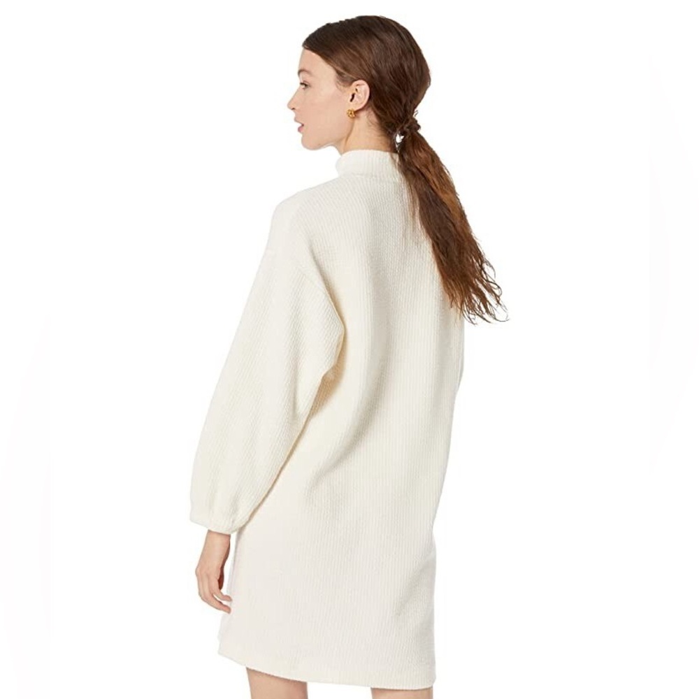 Mango Cream mock neck sweater Dress size S - Picture 2 of 4